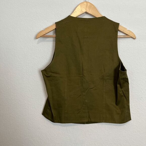 Anthropologie Olive Green Vest - Picture 3 of 6